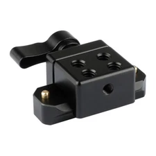 CAMVATE QR Clamp w/ 1/4"-20 Threaded Holes & 50mm Safety Rail fr Monitor Cage