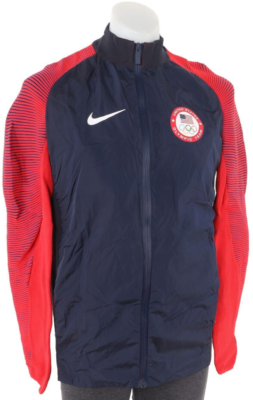 Nike USA Olympic Team Dynamic Reveal Knit Jacket Men MEDIUM United 