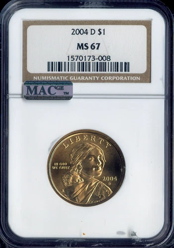 2004-D Sacagawea Native Dollar NGC MS67 MAC Quality ✔️