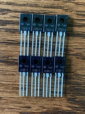 4 Pairs KSA1381 KSC3503 New Onsemi Transistors KSA1381ES KSC3503DS 8 pcs total