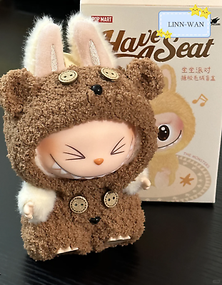 Genuine POP MART LABUBU The Monsters Have A Seat Vinyl Plush Genuine POP MART LABUBU The Monsters Have A Seat Vinyl Plush