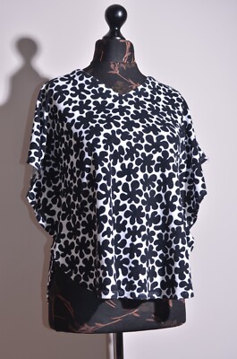 Marimekko for Target Black & White Print Top Size S/M