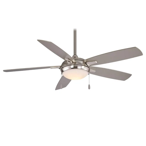 NEW Minka Aire F534L-BN Luna-Aire Brushed Nickel 54" LED Ceiling Fan 3 Speed - Picture 1 of 2