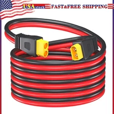XT60 Male to Female Connector 12AWG 10ft Extension Cable for RC Battery