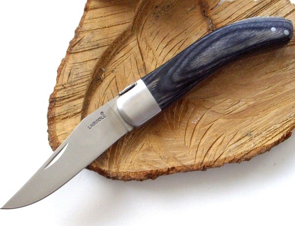 Laguiole Taschenmesser, Klappmesser Mauco Holzgriffschalen Edelstahlklinge Neu!-image