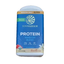 Sunwarrior Protein Warrior Blend Vanilla 1.76LB 800g Plant Based