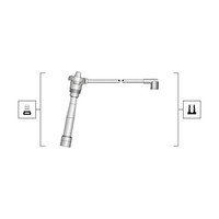 Magneti Marelli 941319170115 ZÜNdleitungssatz FÜR Fiat Lancia