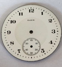 ELGIN 16 SIZE PORCELAIN DIAL OF-HC NICE CONDITION --BB-1553