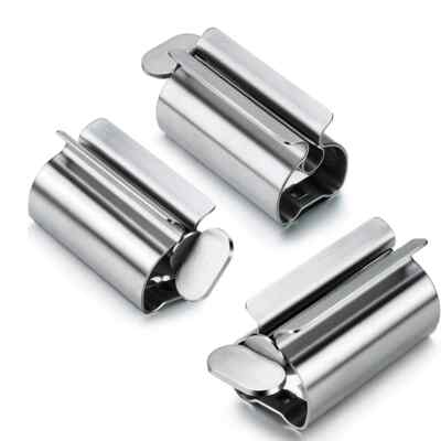 Rolling Toothpaste Extrusion Tube Stainless Steel Toothpaste Dispenser Rack