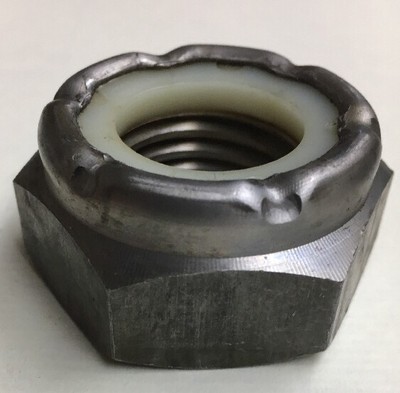 1''-8 Extra Wide Thin Nylon Insert Locknut NTU Heavy Thin Pattern 57/64 High 2pcs