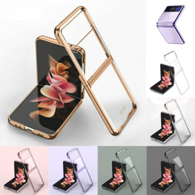 Schutz Hülle für Samsung Galaxy Z Flip 3 5G Klar Klapp Handy Case Cover Tasche