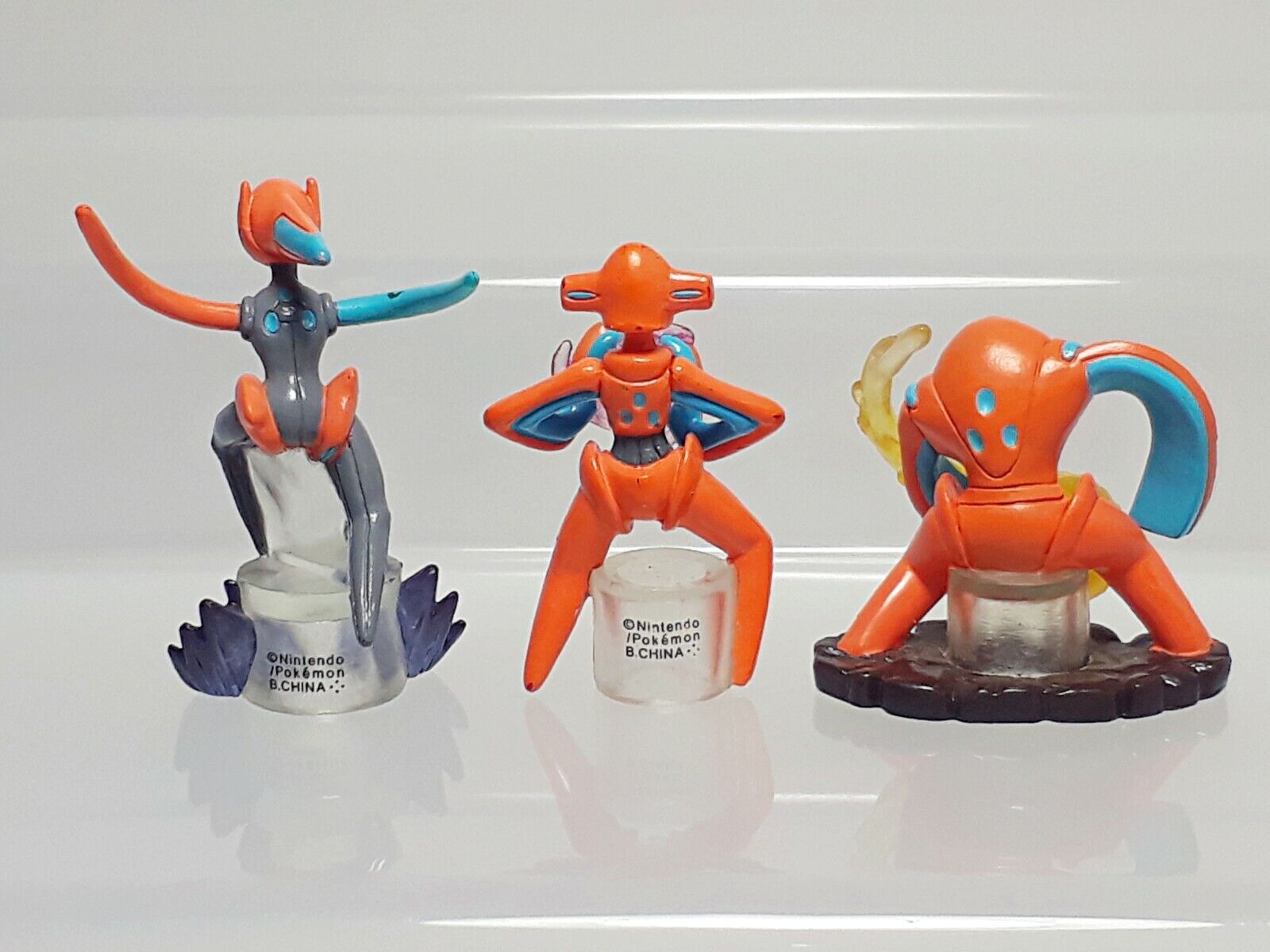 Deoxys(4 pcs)Pokemon Monster Bandai Gashapon Collection Figure Toy Japan.