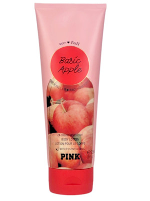 VICTORIA S SECRET PINK BASIC APPLE FRAGRANCE BODY LOTION CREAM 8 oz NEW