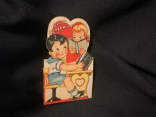 Vintage Dear Classmate Valentine Card c. 1940s