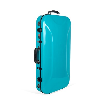 Crossrock Double Mandolins Fiberglass Case fits Two A-A,F-F, A-F style Mandlin
