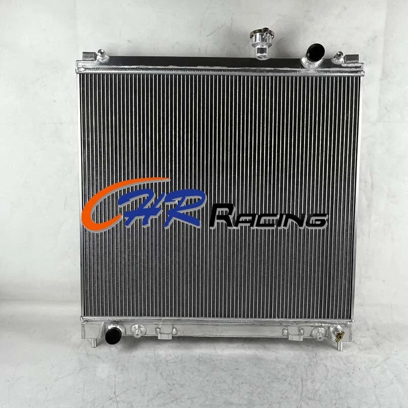 Radiador de aluminio + ventiladores para Nissan Titan/Infiniti QX56 2004-2010 VK56DE V8 5,6 L Foto 2 de 4