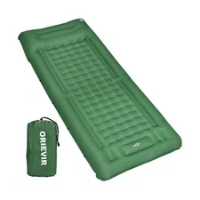 Camping Sleeping Pad, Self Inflating Air Mattress Extra Thickness 4... Fast Ship