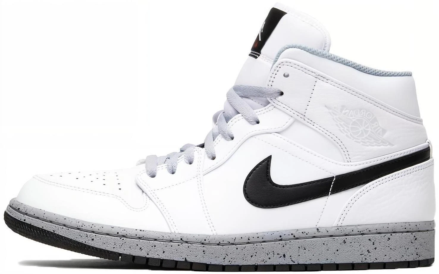 Jordan 1 Fund 5/8th White/Metallic Silver 9.5 Mens Jordan 1 Mid SE  main image 4