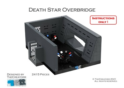 LEGO  Death Star Overbridge MOC - Digital Instructions only !