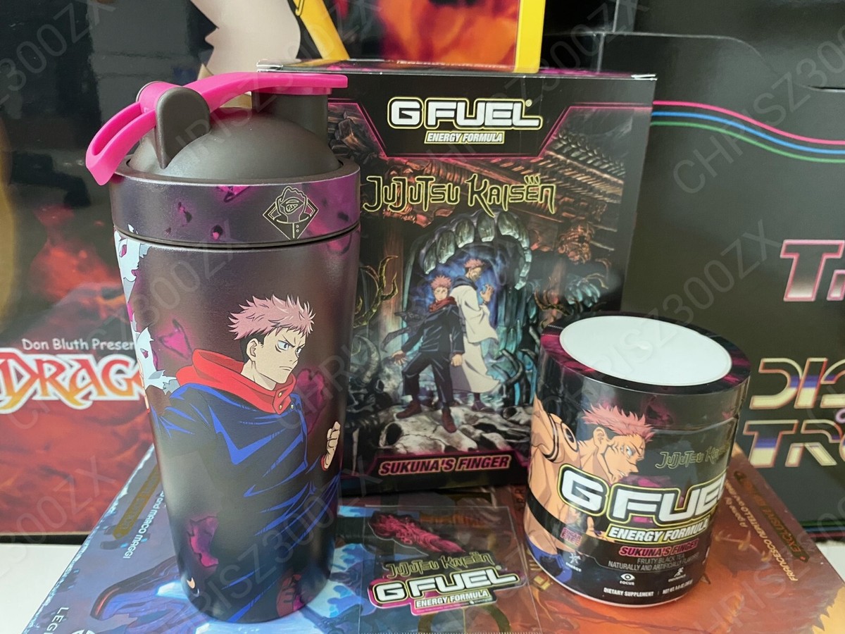 GFUEL Jujutsu Kaisen Sukuna's Finger Collector's Box Metal Shaker