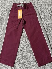 NWT GYMBOREE Maroon Lined Winter Sweatpants Pants Boy size 4