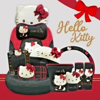 Hello Kitty Auto Zubehörset (Babyschuhe Party) Sammlung) 10 Pcs Offiziell Sanrio