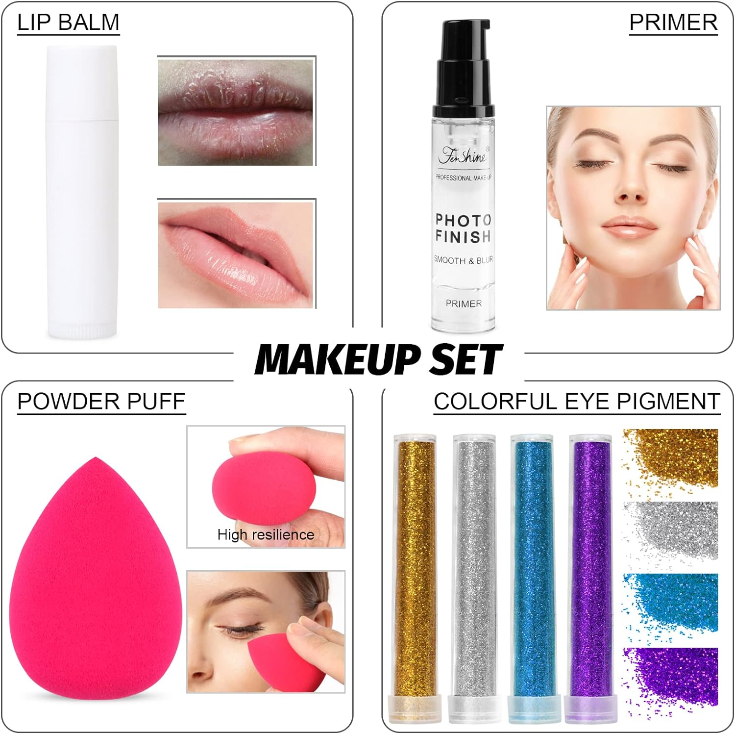 Fenshine All In One Makeup Kit, Makeup Kit for Women Full Kit, Makeup