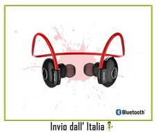 Auricolare Wireless Bluetooth 4,1 Cuffie con Mic per iOS / Android rosso 05002