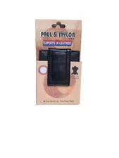 Expandable Leather Magnetic Card Case with Money Clip Front Pocket Slim 57A