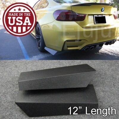 12'' Rear Bumper Lip Downforce Apron Splitter Diffuser Valence Spats For Toyota