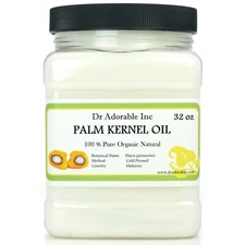 Pure Organic Palm Kernel Oil Cold Pressed 2oz 4oz8oz up to gallon Free shipping 