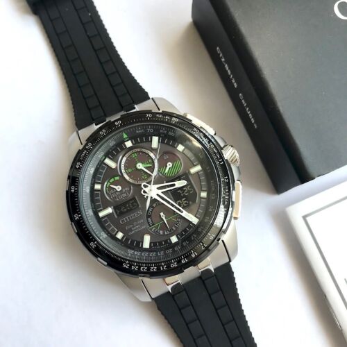 Citizen Promaster Skyhawk AT Watch * EcoDrive JY805108E Black Rubber