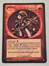 Magi Nation Duel - Magam - Cald Magi - Alternative Artwork - VTG 2000 Rare