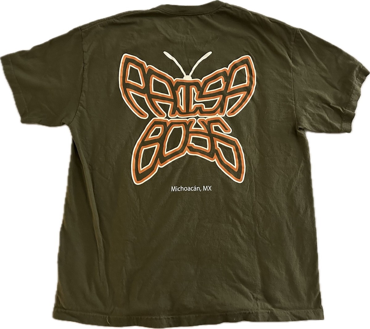 PAISA BOYS Monarca T-SHIRT Sz-XL Michoacan, MX Monarch Butterfly SOLD OUT  Ltd Ed