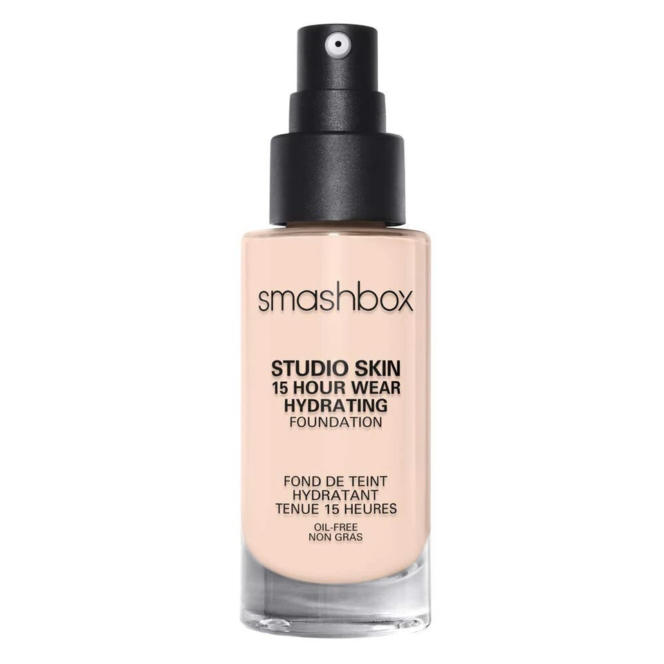 NEW Smashbox Studio Skin 24 Hour Hydra Foundation 0.1 Oil Free 1oz/ 30ml - Image 2 of 2