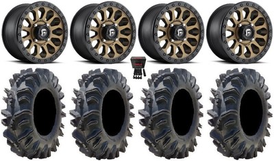 Fuel Vector BR 15'' Wheels 34'' Terminator Tires Can-Am Defender