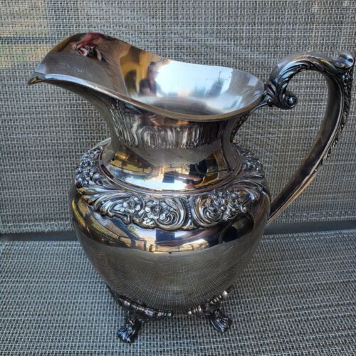 Vintage Rogers & Bro 2317 Silverplate Tea Water Milk Serving