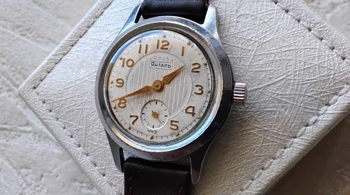 Rare russian soviet Jantar watch from CHCHZ, 1960's