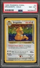 Pokemon Dragonite Fossil Unlimited Holo Rare #4 PSA 8