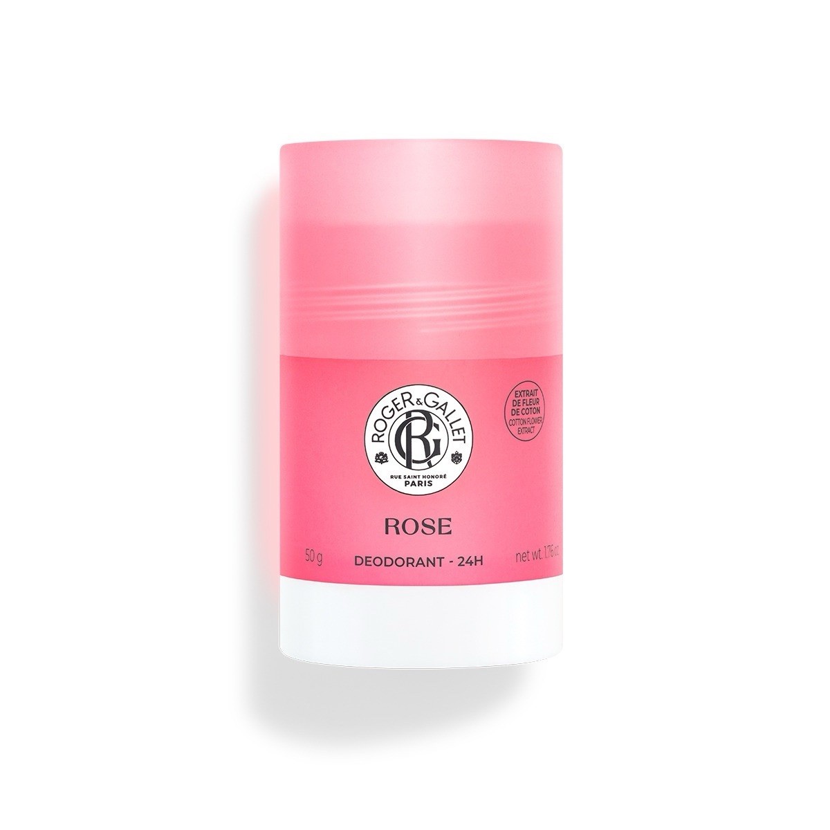 Déodorant Roger & Gallet stick rose sans aluminium pour peau sensible