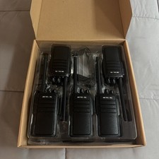 Retevis RT21 Two Way Radios Walkie Talkies 16CH Rechargeable Lot of 5 w/ Charger