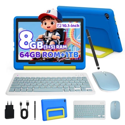 AEEZO 10 Zoll Android 15 Kinder Octa Core 8GB+64GB Tablet IPS HD LCD Wi-Fi 6G