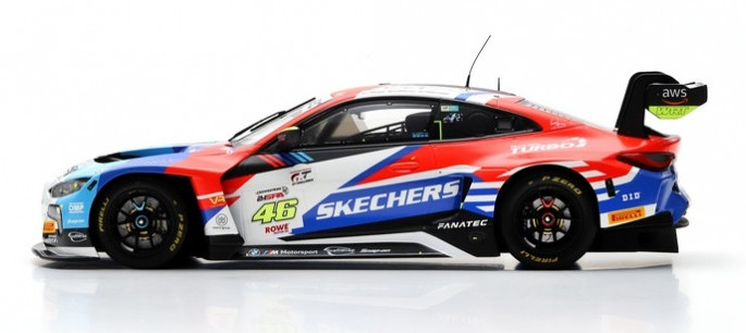 BMW M4 GT3 Team WRT 46 Spark cadeau idéal pour fan de Valentino Rossi
