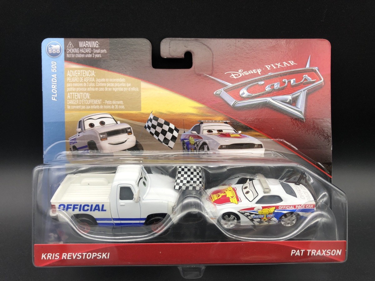 Disney Pixar Cars Kris Revstopski Checkered Flag & Pat Traxson 2
