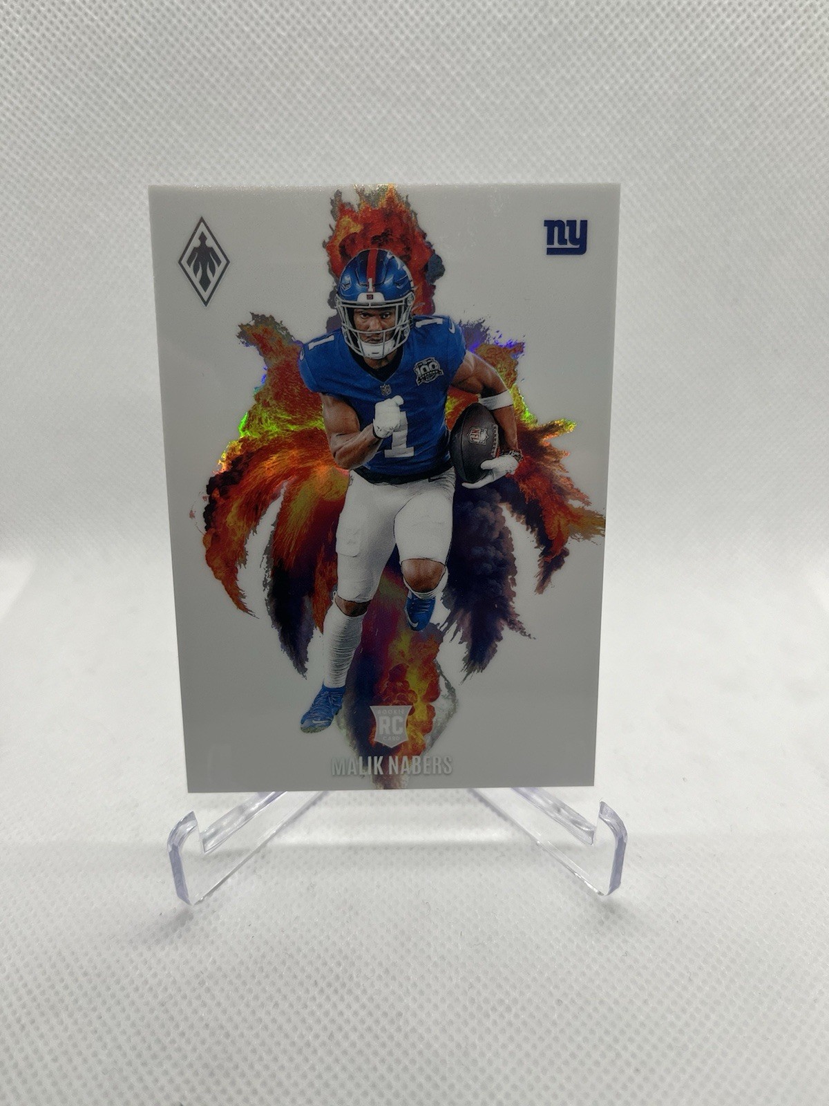 Malik Nabers 2024 Panini Phoenix Color Blast Rookie Card RC