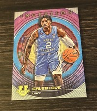 2022-23 Bowman Inception University Caleb Love #51 Portland Trailblazers RC
