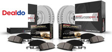Front and Rear Brake Kit for Toyota Camry 2018-24 - Fully-Coated Disc Rotors wit