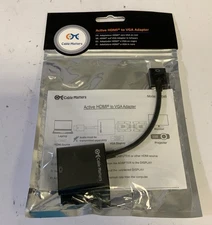 Cable Matters 113046 Active HDMI to VGA Adapter, Black "F4C"