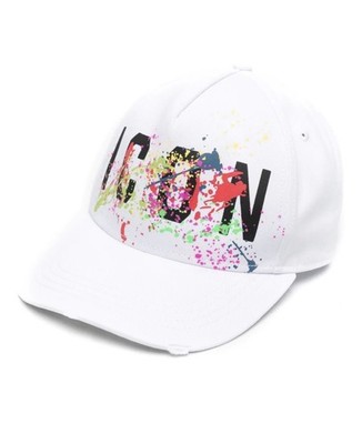 Dsquared2 Icon Splash Cap Baseball Cap Paint-Splatter Hat