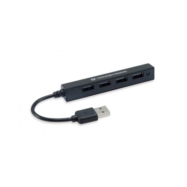 Conceptronic HUB USB 2.0 A 4 PORTE (HUBBIES05B) - Immagine 2